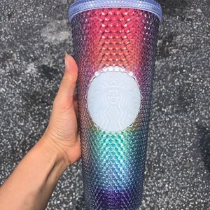 NWT pride rainbow 🌈 Starbucks studded tumbler